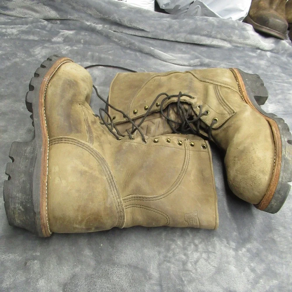 Red Wing Logger Boots Mens 11 Waterproof Gore‎ Tex Work Steel Toe USA 2292 RARE